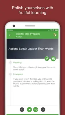 Idioms, Phrases & Proverbs Off android App screenshot 12