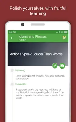 Idioms, Phrases & Proverbs Off android App screenshot 4